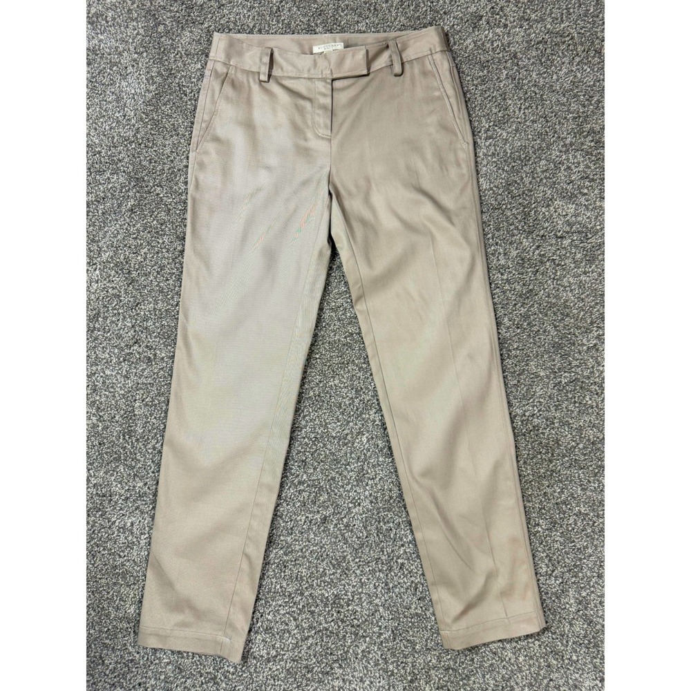 Burberry Brit Dress Pants Women 4 Straight Leg Preppy Money Workwear
